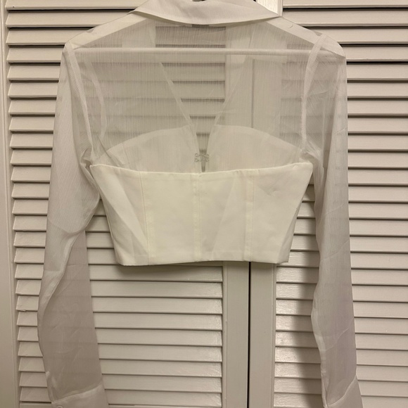 TIGER MIST Cropped Long Sleeve Corset - Picture 4 of 4